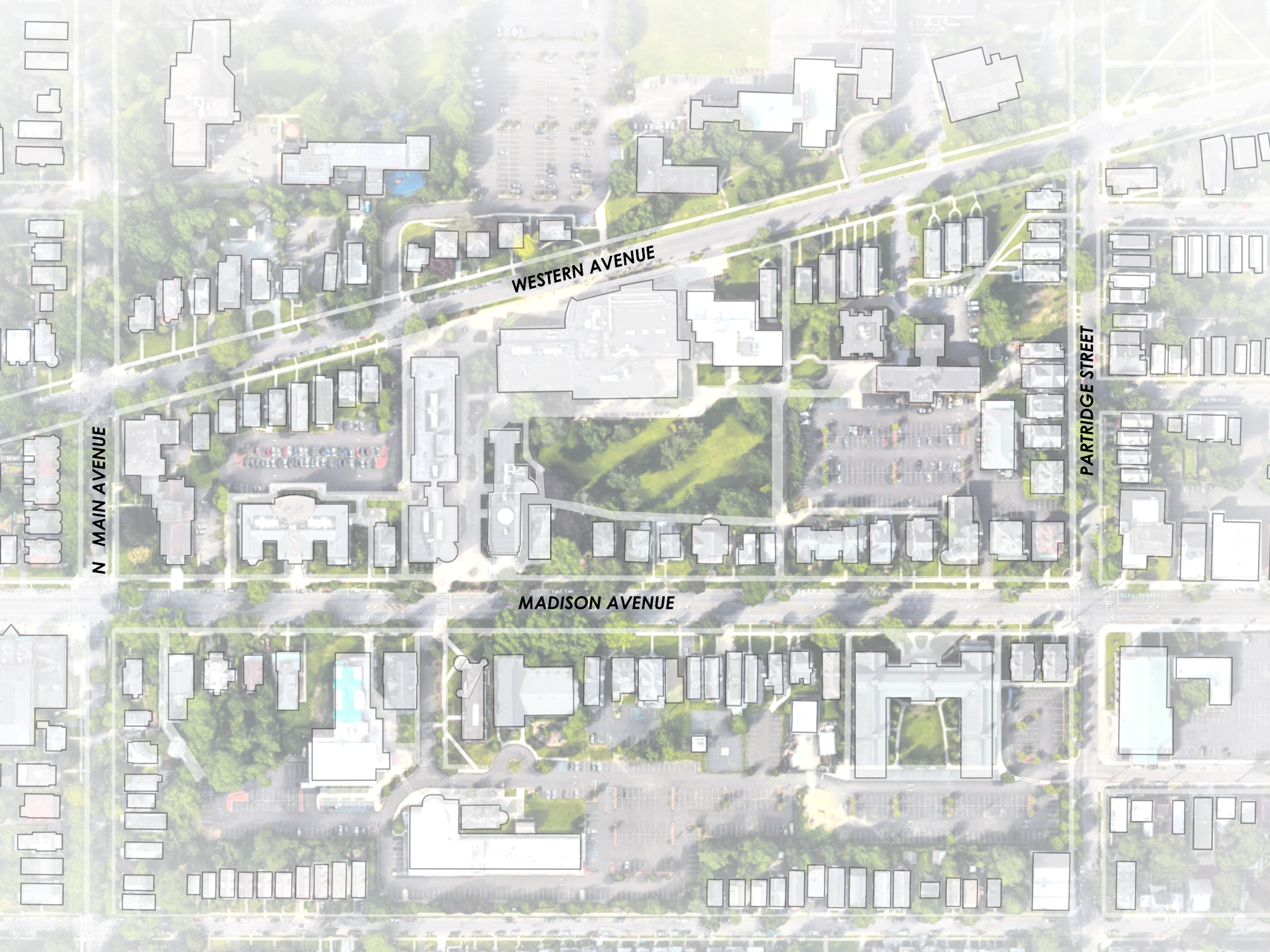 Arieal of Saint Rose Campus